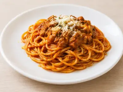 ミートソースパスタ